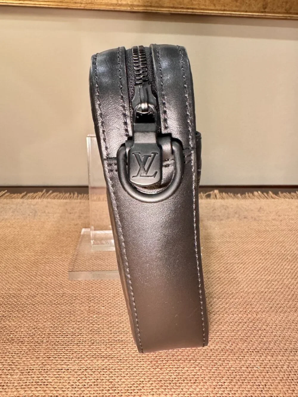 Louis Vuitton Trio Messenger Bag — Black Monogram Shadow Leather | 3-Piece Set
